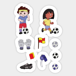 Football Futbol Soccer Sticker